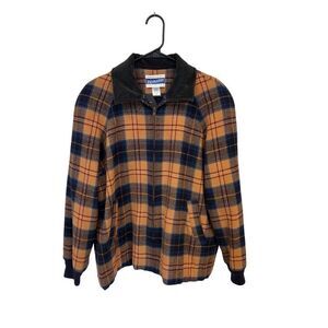 Vintage Pendleton Plaid Patterned Flannel Top